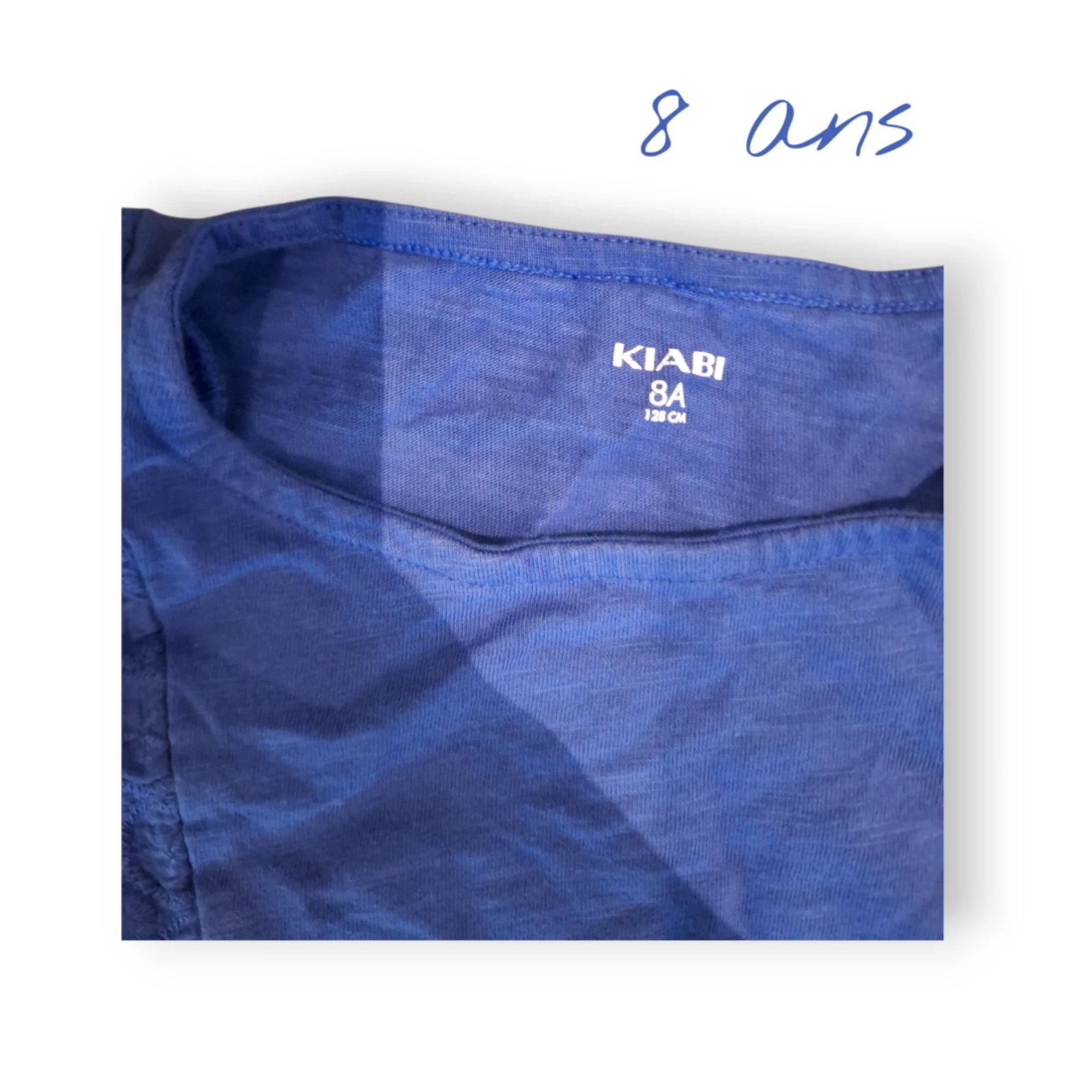 💙 Kiabi blauwe jurk – 8 jaar 💙 – photo 3